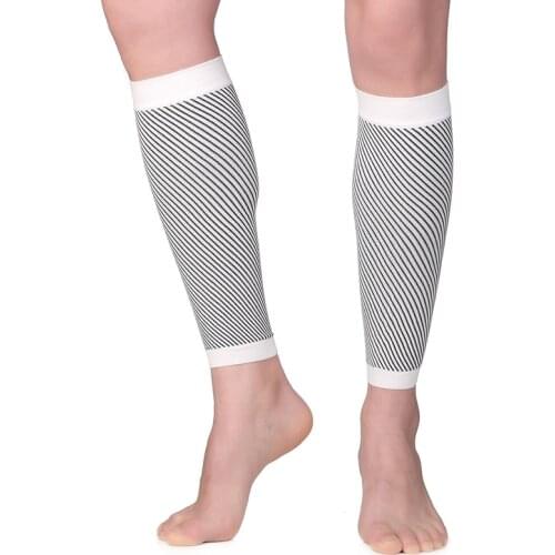 Hot 1 Pair Calf Compression Sleeves Lightweight Breathable Leg Support Sleeve for Men Women DO2