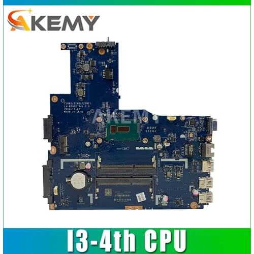 SAMXINNO ZIWB2/ZIWB3/ZIWE1 LA-B092P Rev:3.0 motherboard For Lenovo B40-80 Laptop motherboard ( For intel I3-5005U CPU ) tested