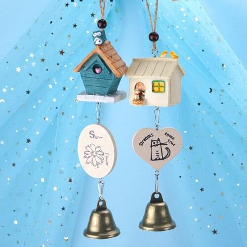 Cartoon Wind bells Bedroom Wall Hanging Bell Wind Chime Car shape Bell