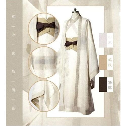 5 Designs Drama Chen Xi Yuan Love and Destiny Jiu Chen Warrior Immortal Male Costume Hanfu Sowrdman Stage Performance Hanfu