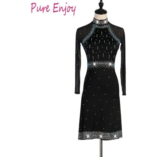 New Latin Dance Dress Women/Girls/Lady New Sexy diamond Salsa/Ballroom/Tango/Cha Cha/Rumba/Samba/Latin Dresses For Dancing