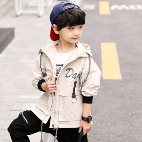 Hot Spring Autumn Coat Outerwear Top Children Clothes Kids Costume Teenage School Boy Clothing High Quality