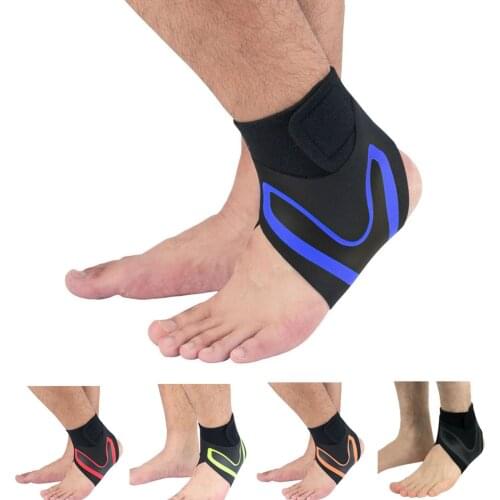 Adjustable Ankle Support Brace Elasticity Protection Pressurize Foot Bandage Sprain Sport Fitness Guard Band Rehabilitation