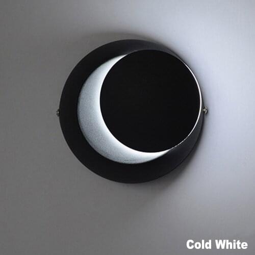 Adjustable Porch Corridor Motion Sensor Light Ac85-265V Led Wall Light Lamp Creative Sun Moon Shape Led Bedside Wall Lights D30