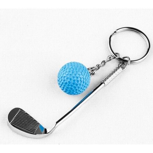 Luxury Key Chains Sport Key Chains 3Pcs/Lot Golf Keychain Cute Key Ring For Women And Men Golf Club Key Chain