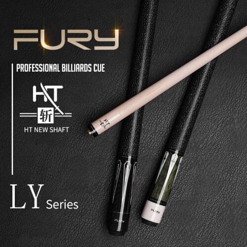 Fury LY Series Billiard Playing Pool Cue Stick 12.5mm Tip Maple Shaft Center Joint Taco De Billar Linen Wrap Fashionable Decal