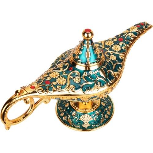 Home Decoration Crafts Souvenirs Aladdin and His Wonderful Lamp Figure Creative Arts and Gifts Ornament Accessories Wedding Gift