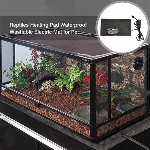 Terrarium Reptiles Heat Mat 4W/7W/9W Climbing Pet Heating Pads Reptile Electric Blanket Reptiles Supplies For Winter