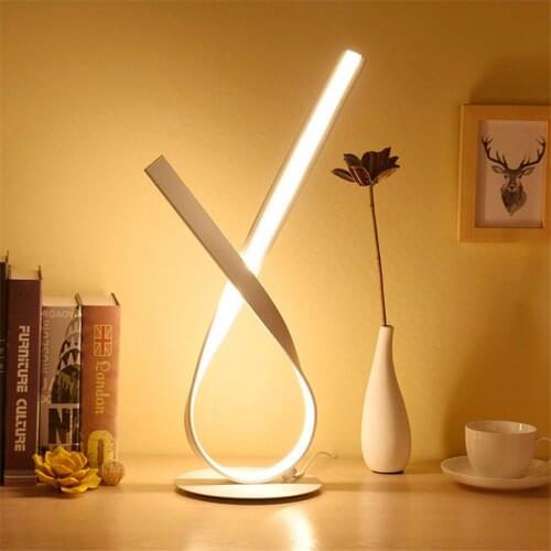 Thrisdar Dimmable Art Creative LED Table Lamp Bedroom Bedside Eye Protect Table Desk Light Hotel Restaurant office Night Light