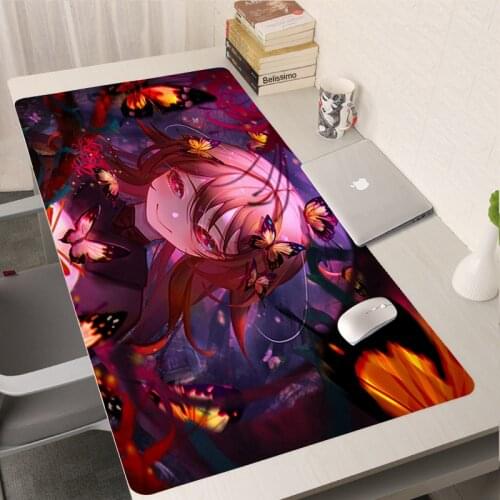 Hu Tao Genshin Impact Mouse Mats Mausepad Mousepad Anime Gaming Accessories Mice Keyboards Computer Peripherals Office Mouse Pad