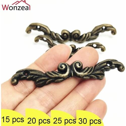 Vintage Kitchen Zinc Alloy Antique Handle Drawer Small Handle Jewelry Box Handle Gift Box Cabinet Beard Pulls Hardware