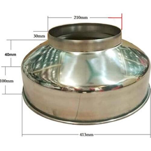 Thickened stainless steel funnel large diameter wine leak with filter screen household kitchen industrial funnel large