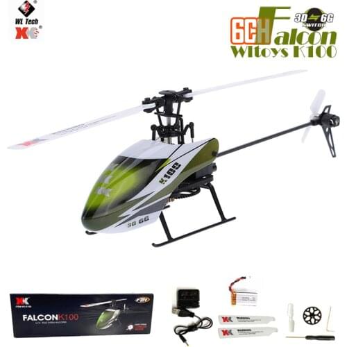 Wltoys XK K100 RC Drone 2.4G 6CH 3D 6G Mode Brushless Motor Remote Control RC Helicopter with FUTABA S-FHSS For Kids Gift Toys