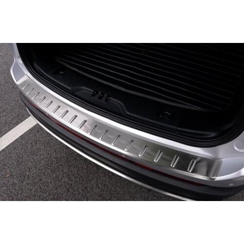 Stainless Steel Outer Rear Bumper Protector Plate Cover FIT For Ford Edge 2016 REAR BUMPER PROTECTOR TRIM