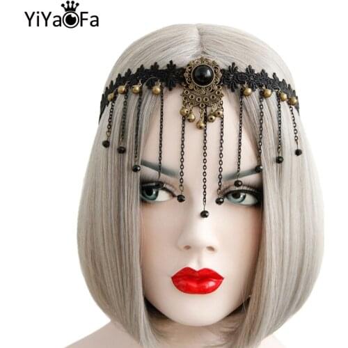 YiYaoFa Handmade Summer Beach Headbands Cute Hair Band Hair Accessories Vintage Women Accessories Wedding Hair Jewelry YFD-16