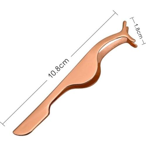 1* Eyelashes Tweezers Curler Mascara Fashion Nail Art Acrylic Gel Picking Tool Eyelashes Tweezers False Eyelashes Applicator