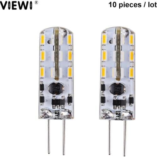 10x led g4 12v bulb SMD3014 24leds corn lamp Ac/Dc 12 volt silicone mini light energy saving high brightness lights