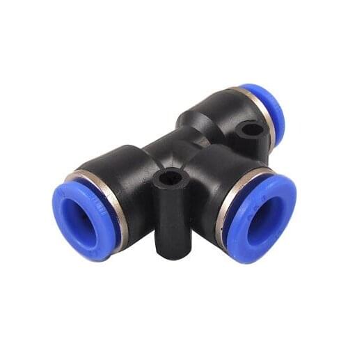 5 Pcs 10mm to 10mm One Touch Quick Fittings T Connectors Zfjoi