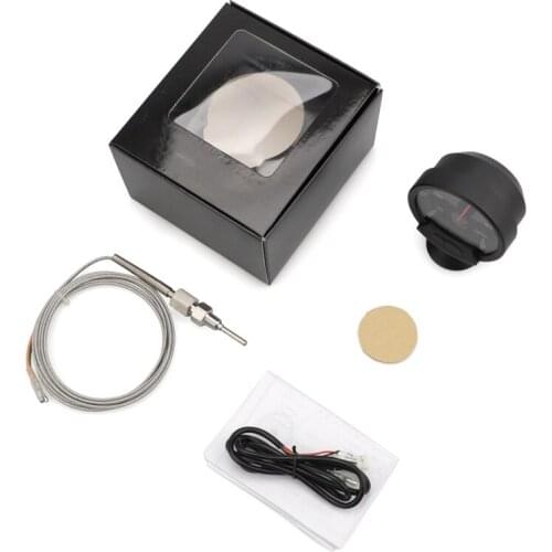60mm Car Exhaust Gas Temperature Gauge 0-12000C Egt Gauge with Sensor for Greddy