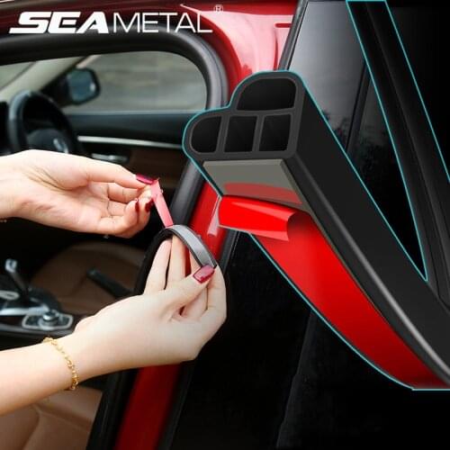 Car Seals SEAMETAL Sealant Strips Auto Rubber Door Sealing Interior Doors Seal Strip Automobiles Noise Insulation Weatherstrip