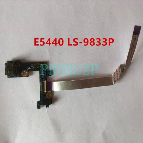 Free shipping For FOR Dell Latitude E5440 WiFi Switch USB Port IO Circuit Board PP2TH 0PP2TH VAW30 LS-9833P 100% working well