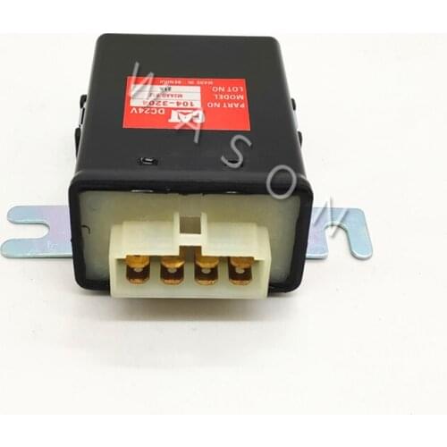 Excavator Electrical Parts Excavator Time Relay 104-3204 1043204 For E320B