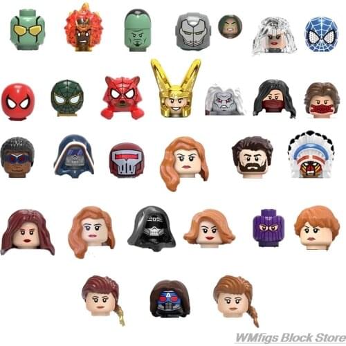 Single Space SW Movie Oola Shaak Ti Figure Head Saesee Tiin Jedi Consular Ki Adi Mundi Thrawn Building Blocks Toys