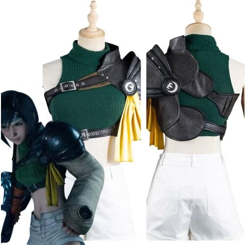 Final Fantasy VII: Remake Intergrade FF7 Yuffie Kisaragi Cosplay Costume Outfits Halloween Carnival Suit