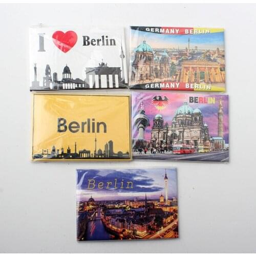 Garman Berlin Metal wrapped TinPlate Fridge Magnets ,Quality Souvenirs for world Attraction