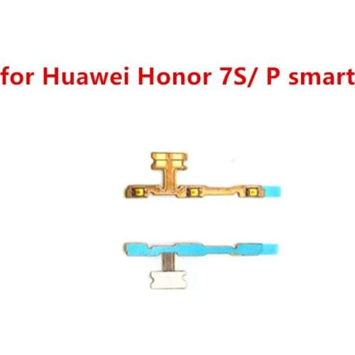 For huawei honor 7s Power Volume Side Key Button Flex Cable ON OFF Switch Flex Cable p smart Replacement Repair Parts