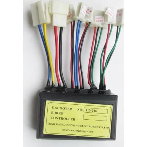 24V 250W Controller for Motor Brush E-bike Electric Scooter Small Scooter L2424D