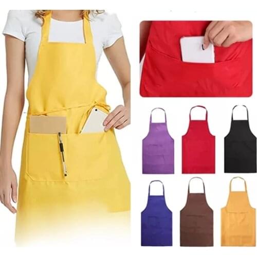 Kitchen Apron Barista Bartender Chef BBQ Hairdressing Cooking Apron Catering Uniform Anti-Dirty Overalls Kitchen Accessories