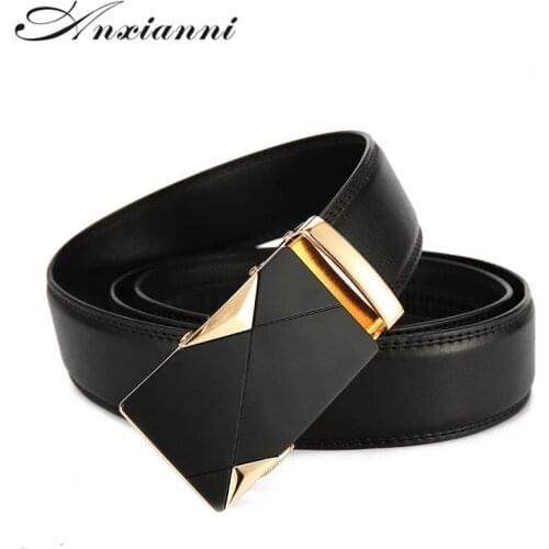 Mens Fashion Designer Popular Belt Leather Casual Luxury Business Male Belts Automatic Buckle Belt