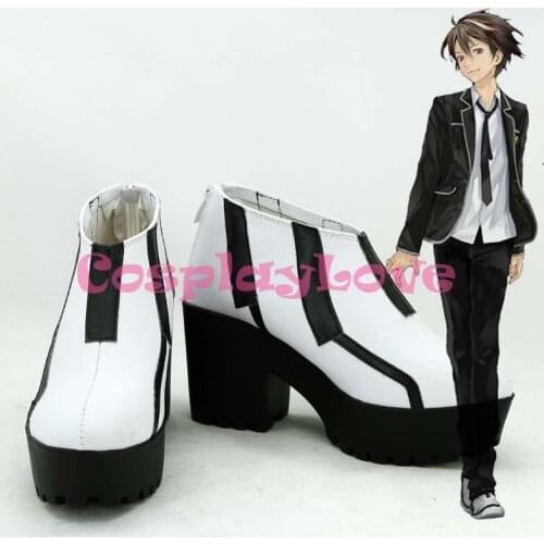 GUILTY CROWN Shu Ouma Cosplay Shoes Boots Hand Made Custom-madeFor Halloween Christmas Festival CosplayLove