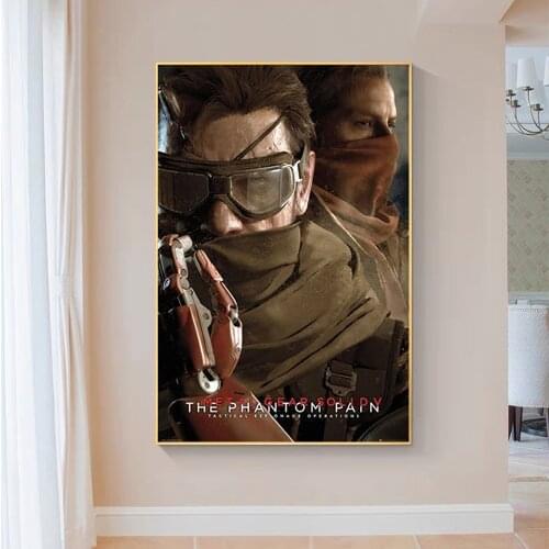 SP139 Silk Cloth Wall Poster Metal Gear Solid 5 The Phantom Pain Art Home Decoration Gift