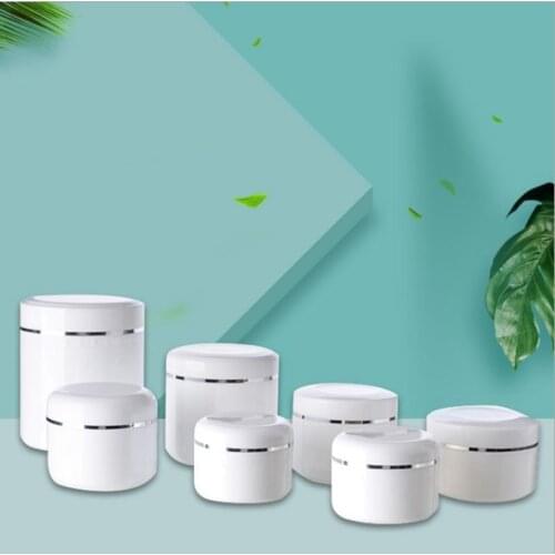 100ML-1000ML Plastic Cream Jars Facial Mask Containers Skin Care Cream Tins Bottle Cream Cosmetic Refillable Packaging