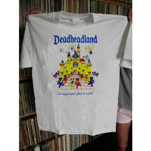 RARE!!! Vtg Grateful Dead T-Shirt Dead Head Land land T Shirt Reprint