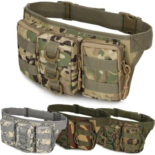 Tactical Belt Bag Men Waist Pack Outdoor Hunting Fishing Cycling Sports Bags Multiple Small Pockets Phone Pouch Tool Pocket