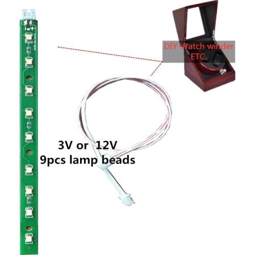 LED Light bar Watch winder Special accessories 1W Blue White 3V 12V Lamp beads With line