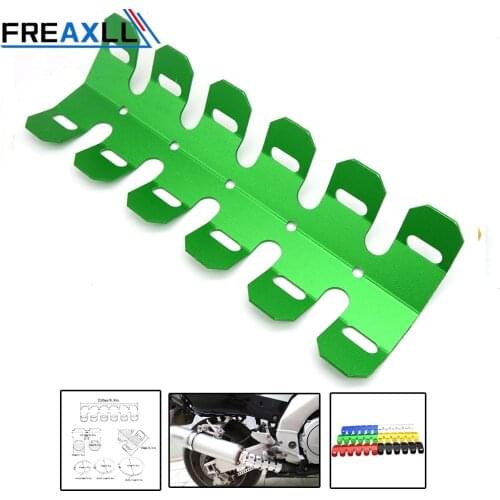 Universal Off-road Exhaust Pipe Guard Protector Heat Shield For HONDA CR CRF SL XR CRM 80 85 125 150 230 250 400 450 650 1000