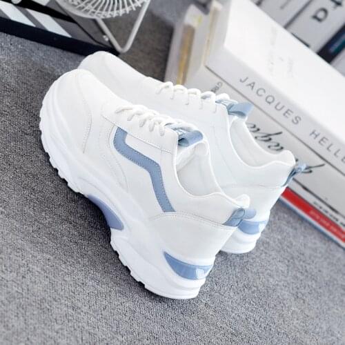 Women Sneakers 2019 Fashion Casual Shoes Woman Comfortable Breathable White Flats Female Platform Sneakers