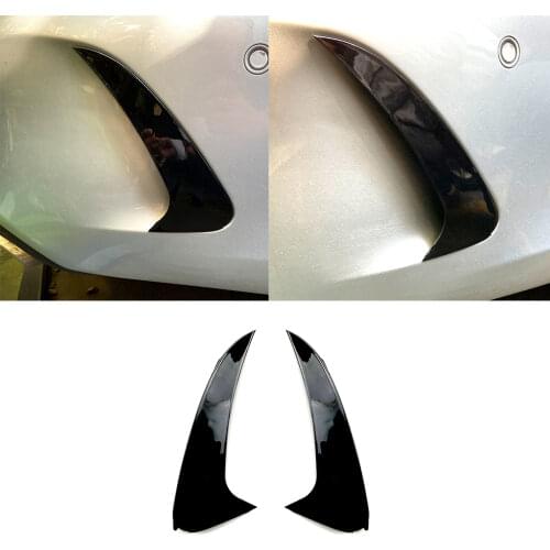 Rear Bumper Side Corner Vent For Benz CLS-Class W218 2014-2017 CLS400 CLS63 Car Exterior Spoiler Wing Cover Splitter Trim