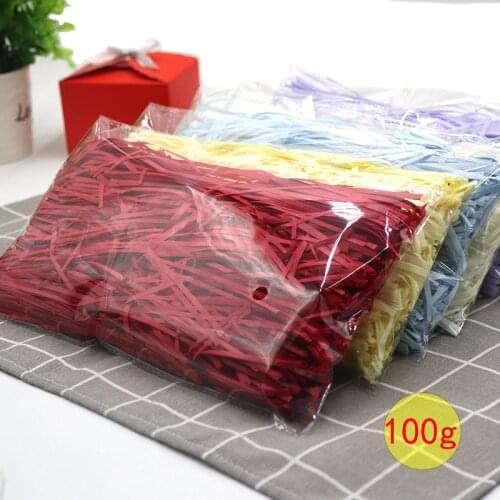 30g DIY Gift Box Filler Tissue Paper Raffia Shredded Paper Confetti Wedding Christmas Party Gift Wrapping Decoration Supplies