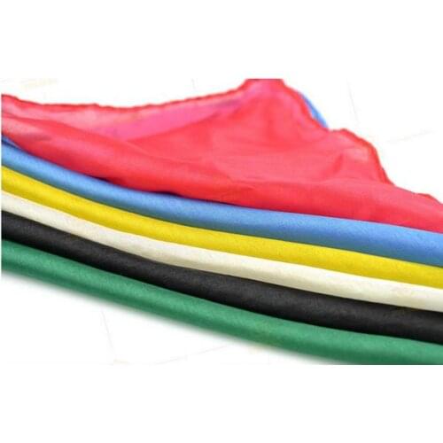 Free Shipping! High Quality Magic Silk (15x15cm),10pcs/Lot,6 Colors For Choose,Silk Appearing,Accessories,Thumb Tip,Magic Trick