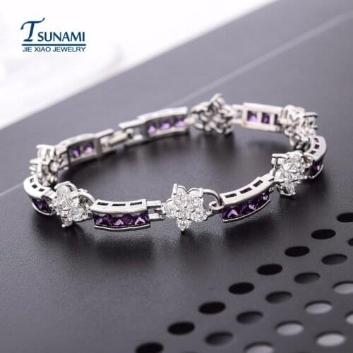 High quality AAA zircon bracelet female friends luxury jewelry bracelet SL-003