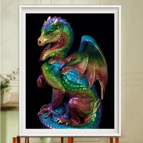 DIY Diamond Painting Painted Cartoon Animals Mosaic Embroidery Animal Cross stitch Embroidery Crafts Decoration Full diamond