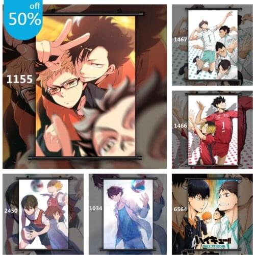 Haikyuu Shoyo Tooru Koushi Wakatoshi Ryunosuke Anime Posters Canvas Painting Wall Decor Posters Wall Art Picture Home Decor