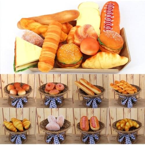 Fake Bread Artificial Bread Simulation Food Model Decoration Kitchen Prop Baguettes Decor Kids Toys Christmas Gift Party Favors