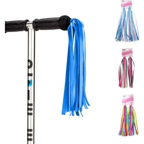 Bike Handlebar Streamers Colorful Ribbons Tassel Girls Boys Scooter Handgrip Streamers Ribbons Accessories