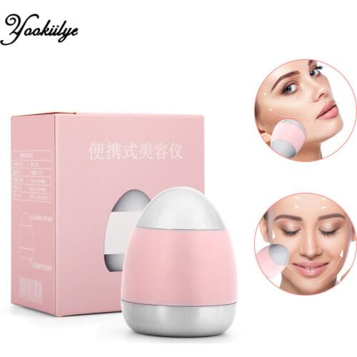 Mini Facial Massager EMS Microcurrent Vibration Skin Tightening Face Lifting Anti-wrinkle Instrument Skin Care Beauty Device